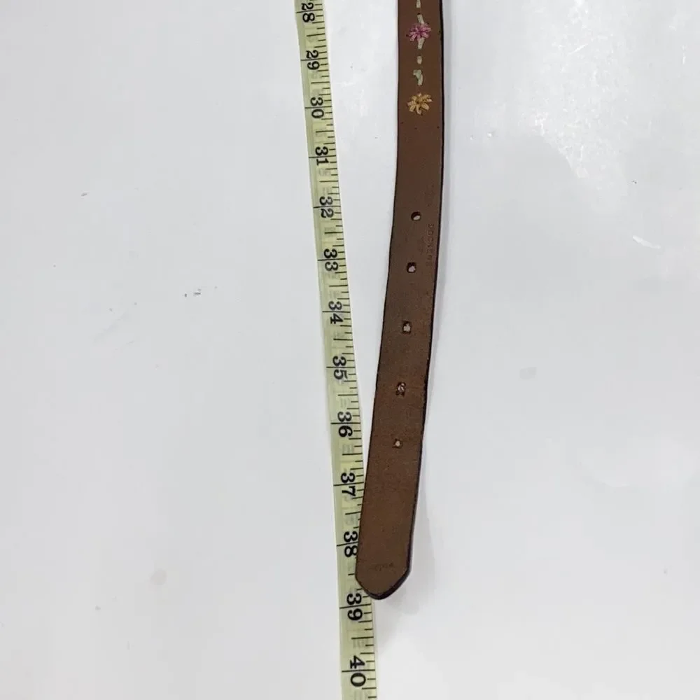 1315 DOCKERS EMBROIDERY FLORAL WOMEN BELT